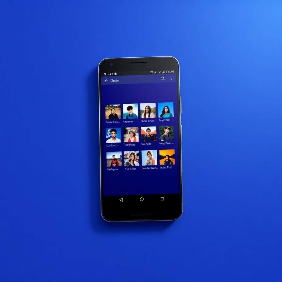 MultiGallery albums screen on a phone